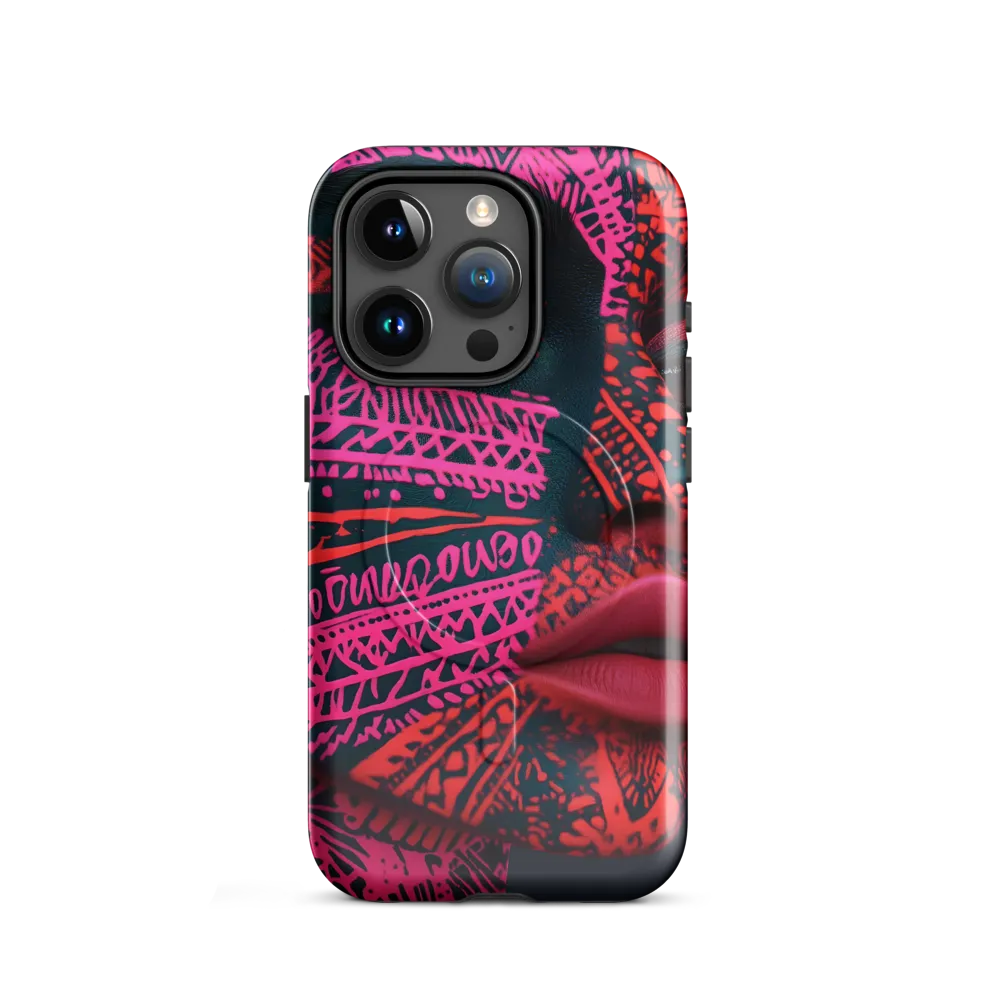 Neon Visage: A Bold Expression of Contemporary Art
