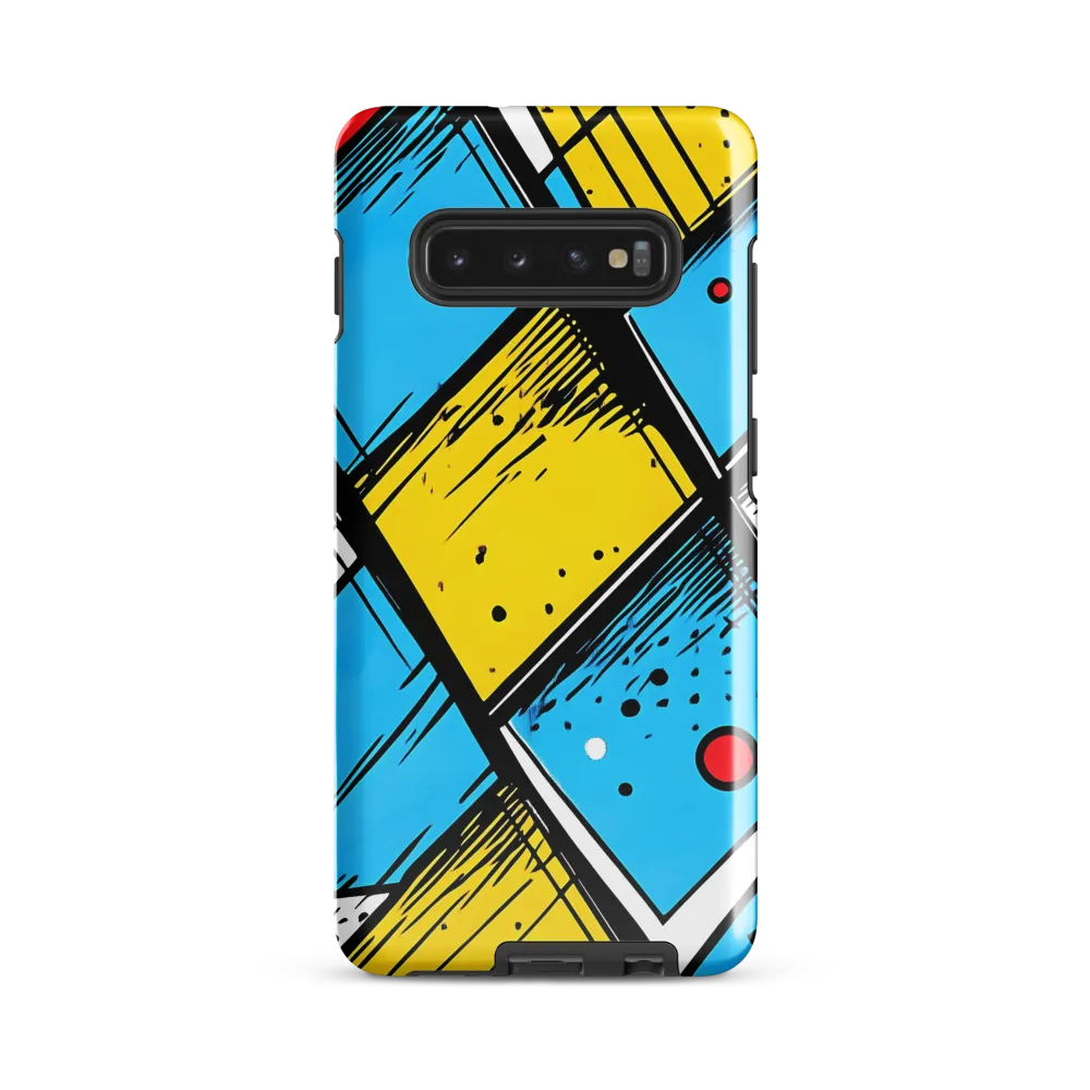 Dynamic Geometric Fusion | Phone Case |  S10 Plus | Tough Case | Glossy