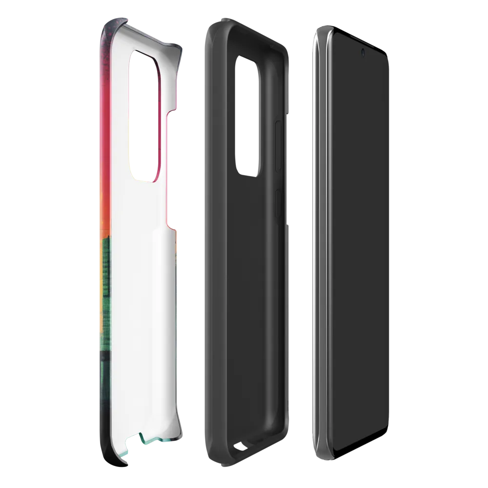 Solitude in a Neon City | Phone Case |  S20 Ultra | Tough Case | Glossy