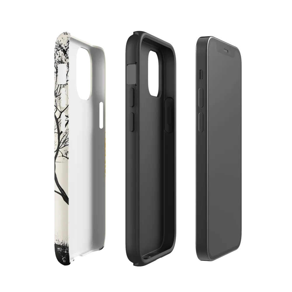 Whispers of Solitude | Phone Case |  12 mini | Tough Case | Matte