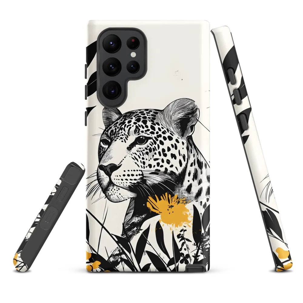 Majestic Leopard Amongst Flora