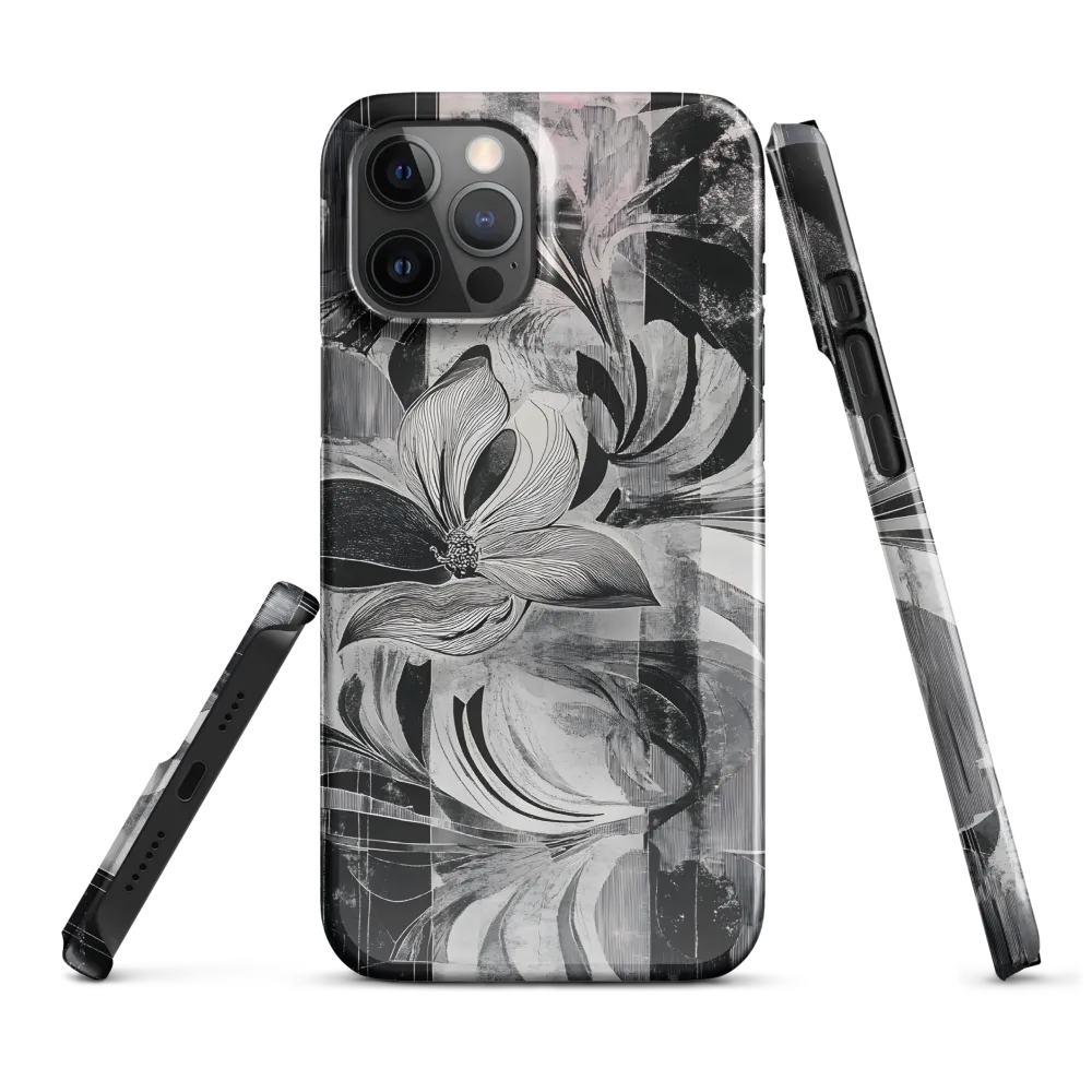 Floral Fusion in Monochrome