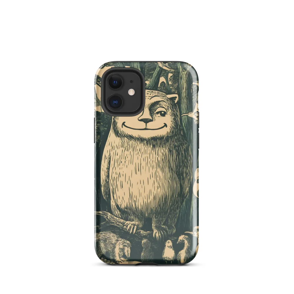 Forest Guardian: A Whimsical Encounter | Phone Case |  12 mini | Tough Case | Glossy