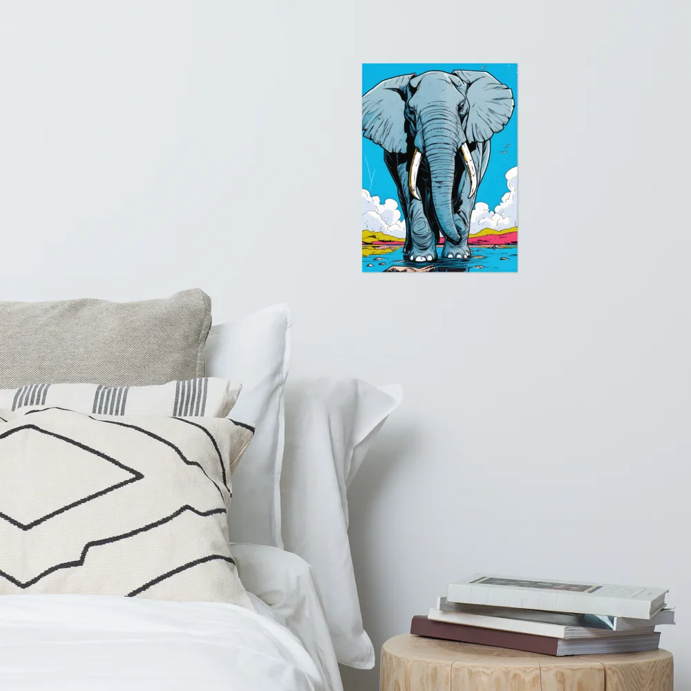 Majestic Presence: The Elephant | Poster | 12″×16″