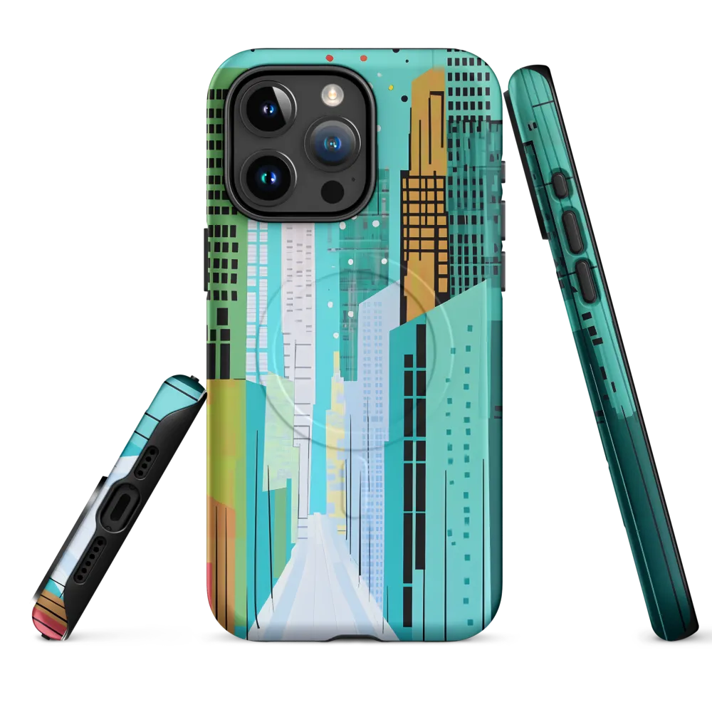 Urban Symphony in Turquoise