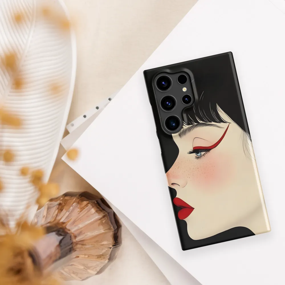 Elegance in Profile | Phone Case |  S24 Ultra | Snap Case | Matte