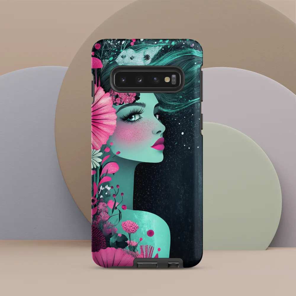 Floral Harmony: Portrait of Serenity