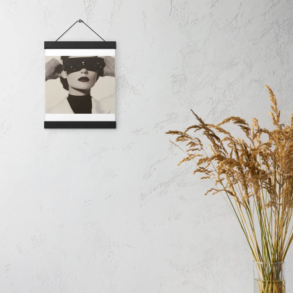 Celestial Elegance | Poster With Black Wood Hanger | 8″×10″