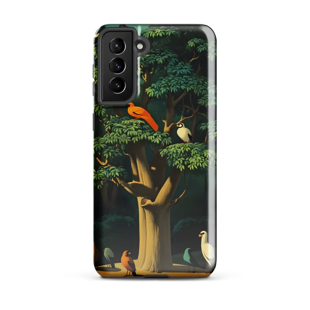 Harmony in Color: A Surreal Bird Symphony