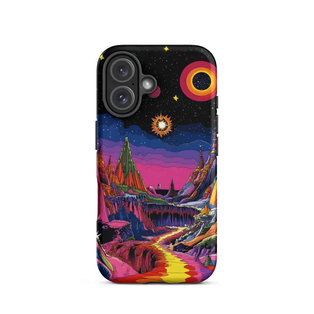 Galactic Wonders: A Journey Through an Alien Landscape | Phone Case