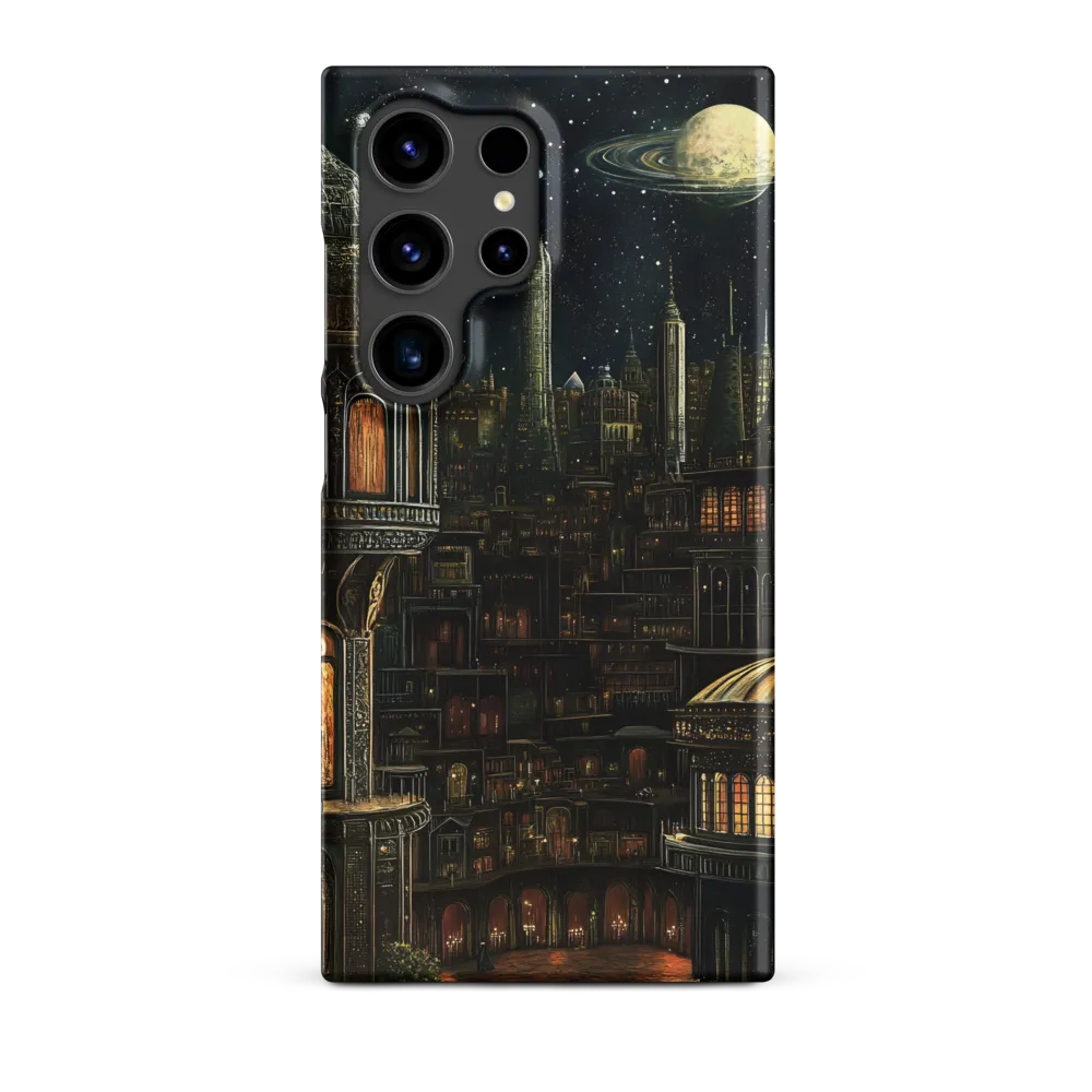Celestial Enigma: A Surreal Cityscape