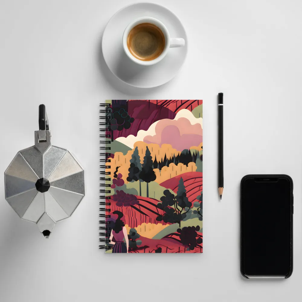 Harmonious Landscapes | Spiral Notebook