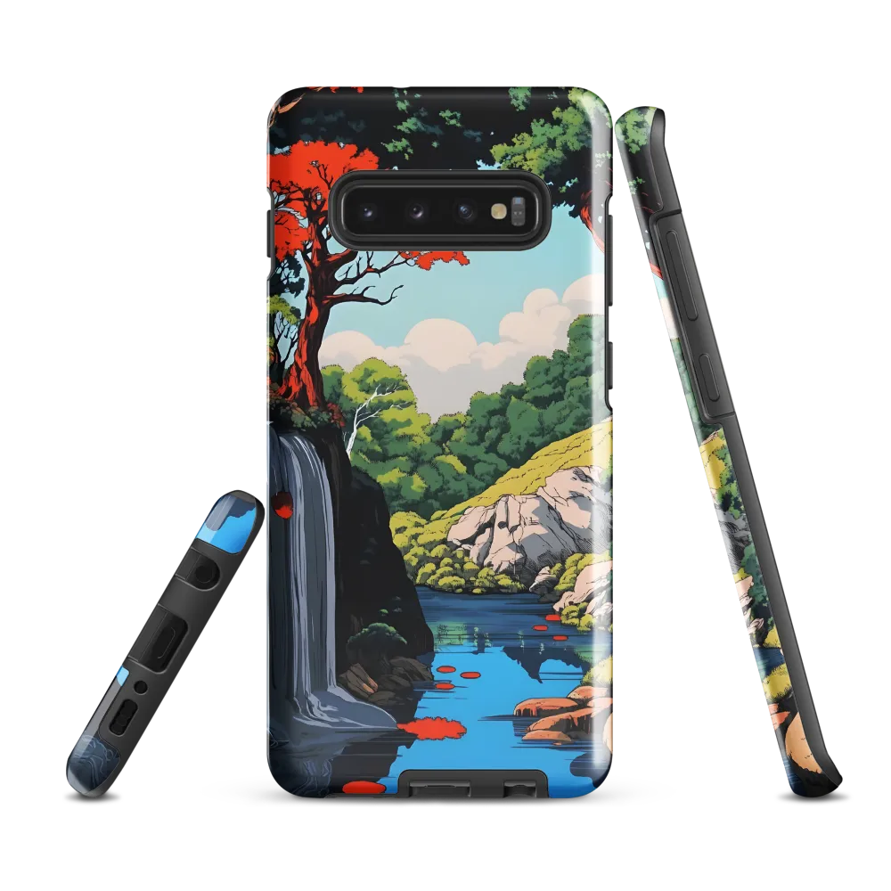 Elysian Cascade | Phone Case |  S10 Plus | Tough Case | Glossy