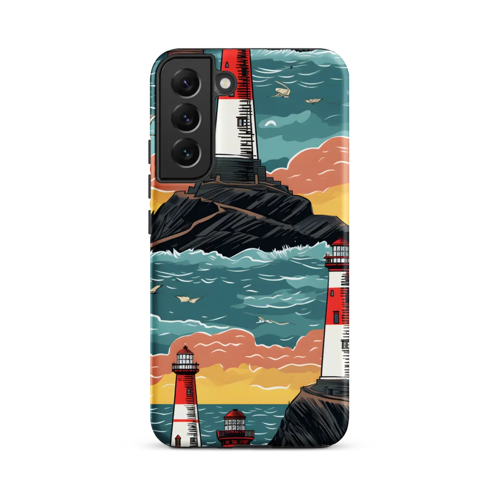 Lighthouses in a Whimsical Ocean