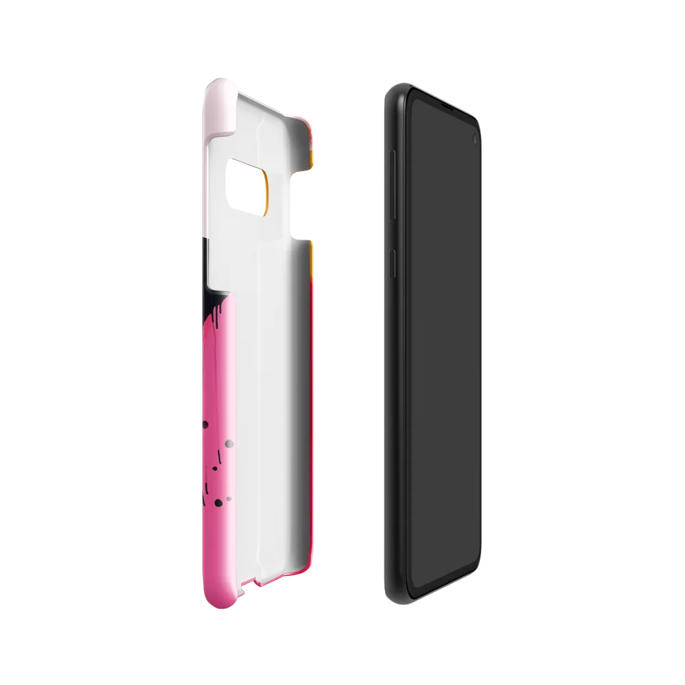 Magenta Sweep — Study in Drips and Fields