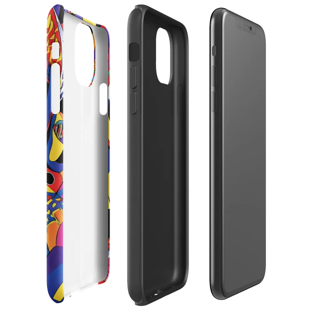 Vibrant Echoes of Geometry | Phone Case |  11 Pro Max | Tough Case | Glossy