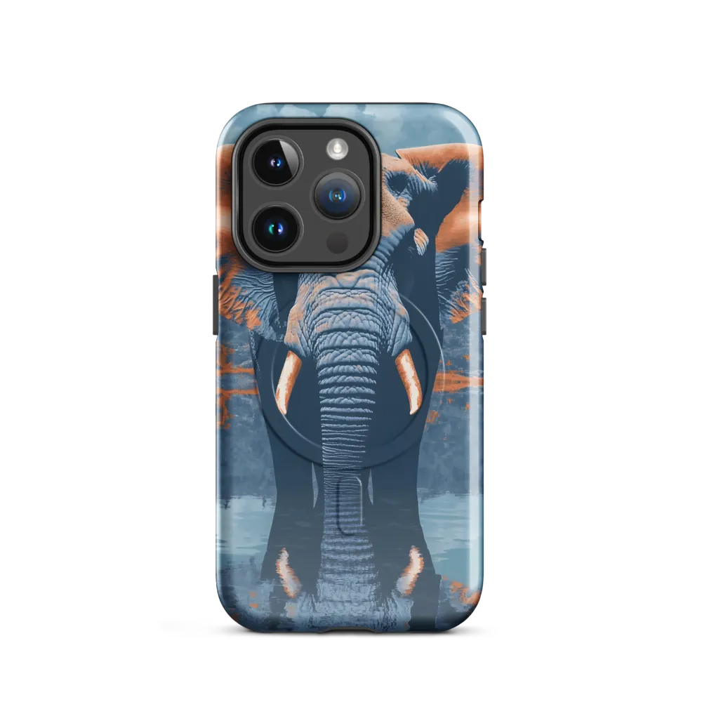 Majestic Reflection: The Elephant's Serenade