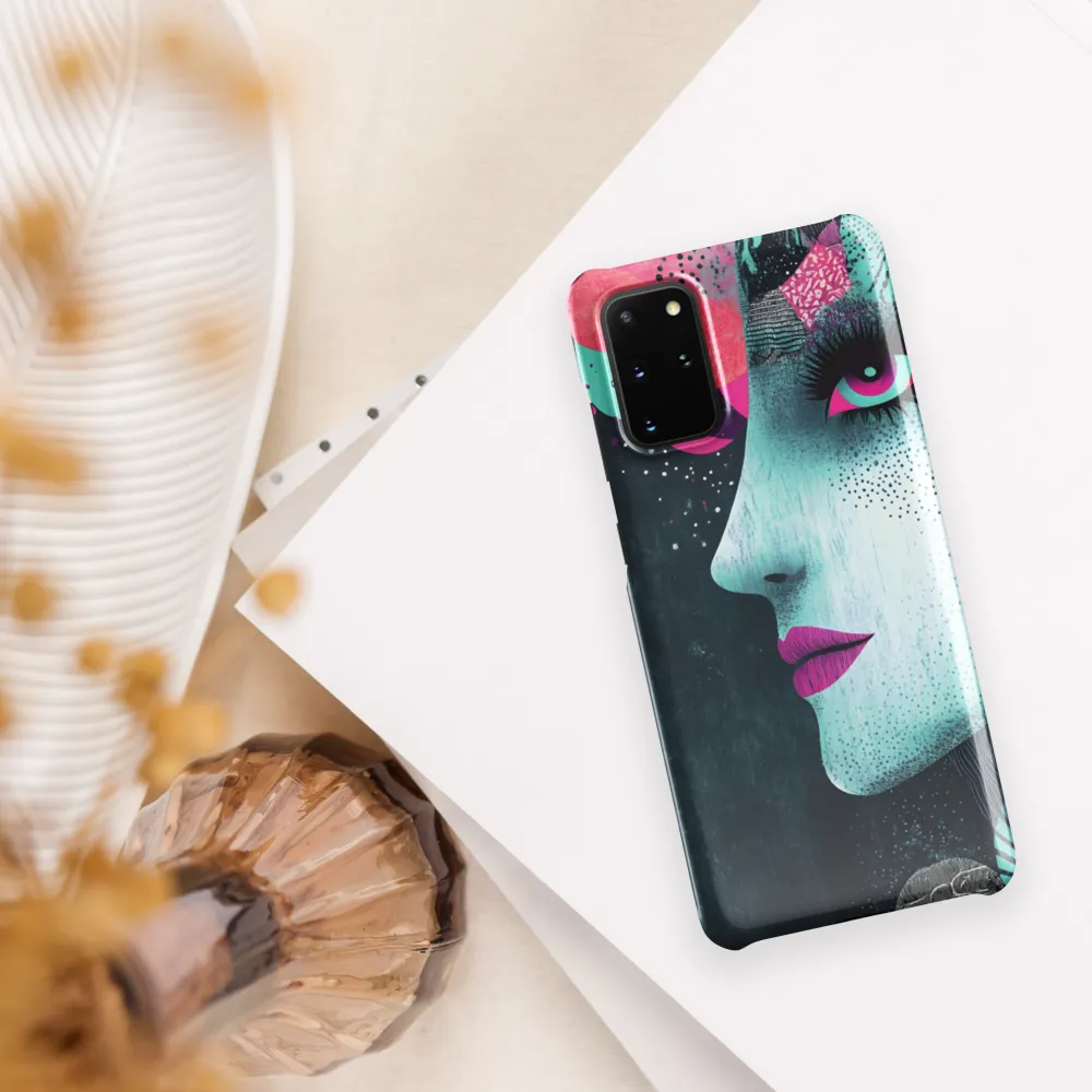 Mystical Beauty in Blue and Pink | Phone Case |  S20 Plus | Snap Case | Glossy