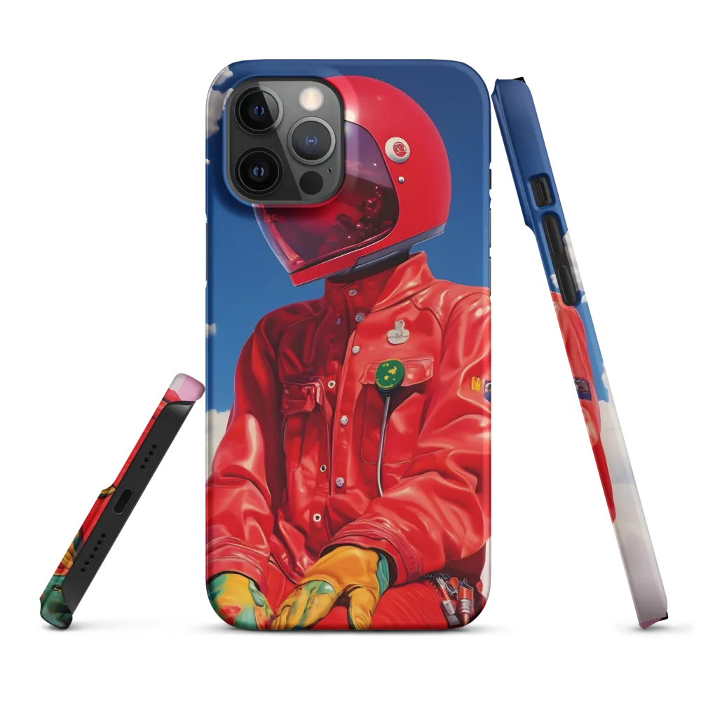 Astronaut in Crimson | Phone Case |  12 Pro Max | Snap Case | Matte