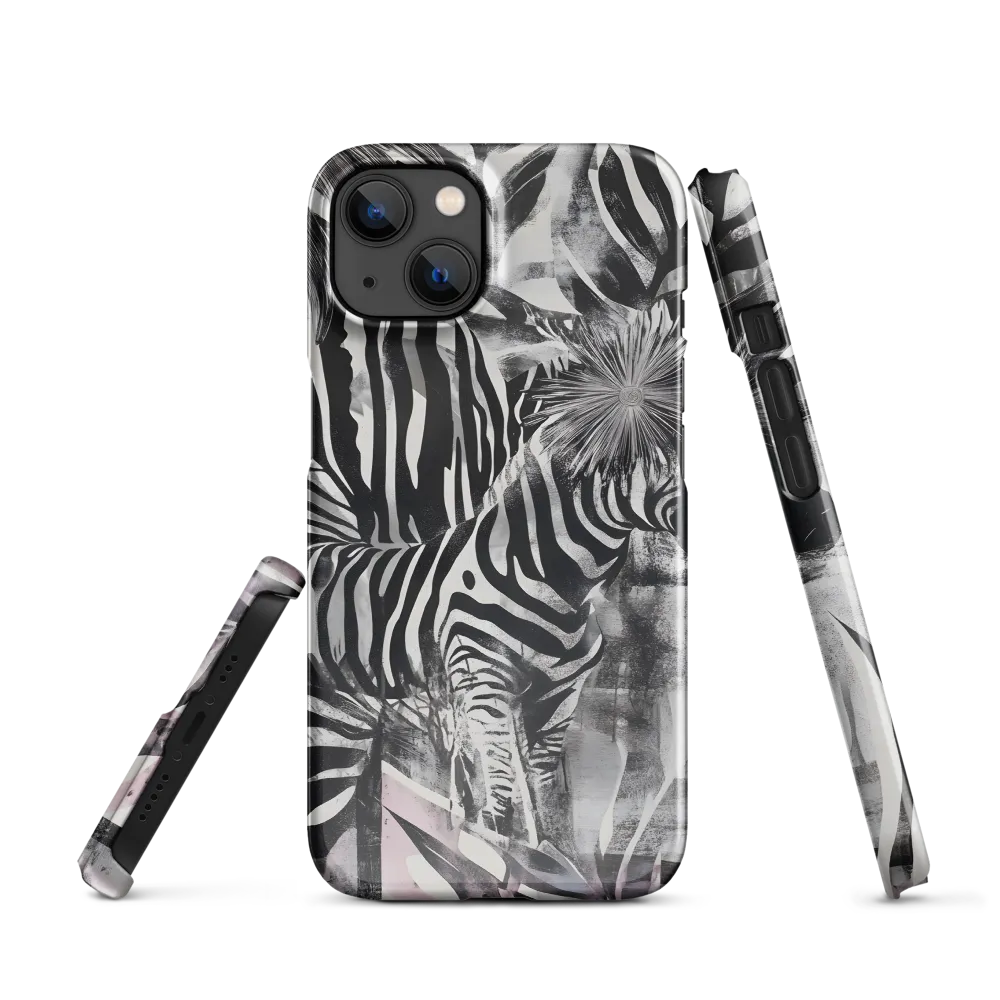Zebra in the Jungle of Illusions | Phone Case |  13 | Snap Case | Glossy