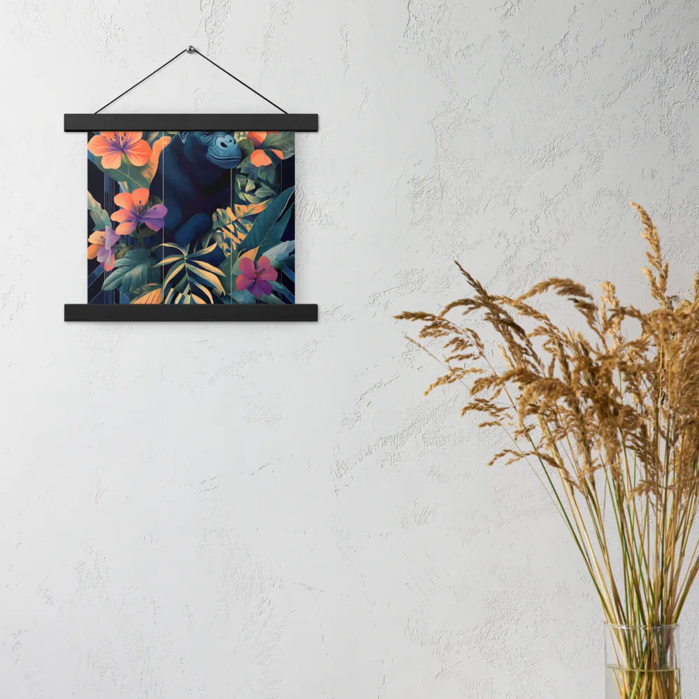 Harmony of Nature and Geometry | Poster With Black Wood Hanger | 10″×10″