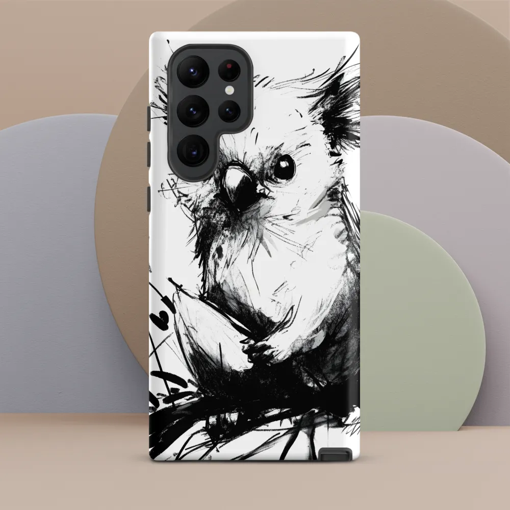 Whimsical Koala in Ink