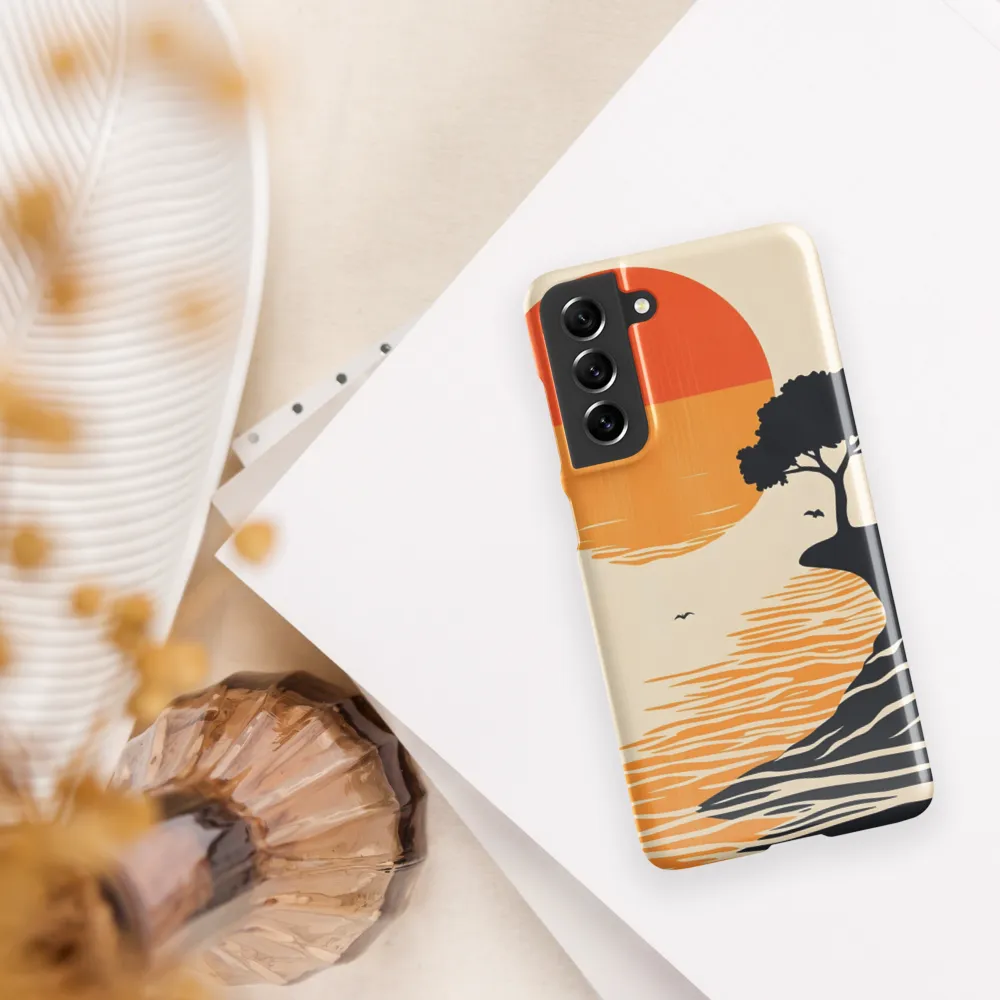 Serene Sunset | Phone Case |  S21 FE | Snap Case | Glossy