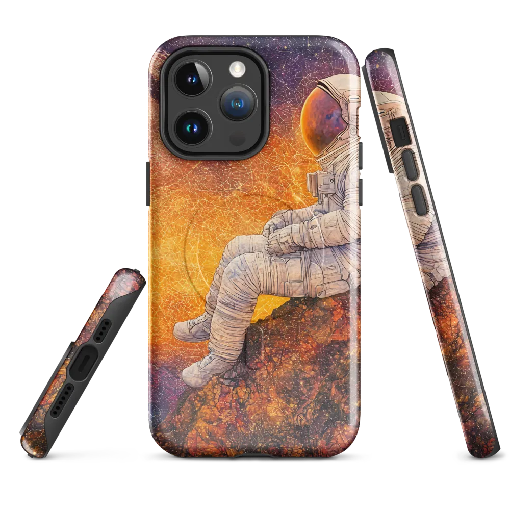 Cosmic Contemplation | Phone Case |  14 Pro Max | MagSafe® Tough Case | Glossy