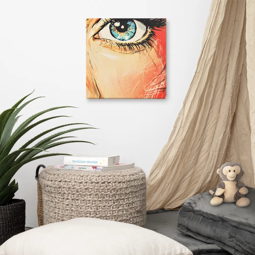 Gaze of Emotion | Canvas | 16″×16″