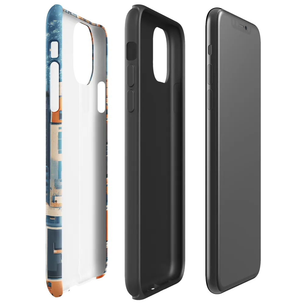 Urban Harmony: Aerial Reflections | Phone Case |  11 Pro Max | Tough Case | Glossy