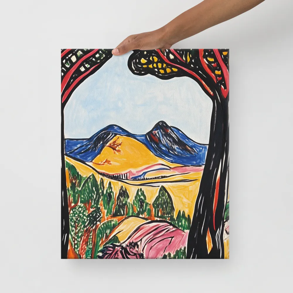 Vibrant Nature's Embrace | Canvas | 16″×20″