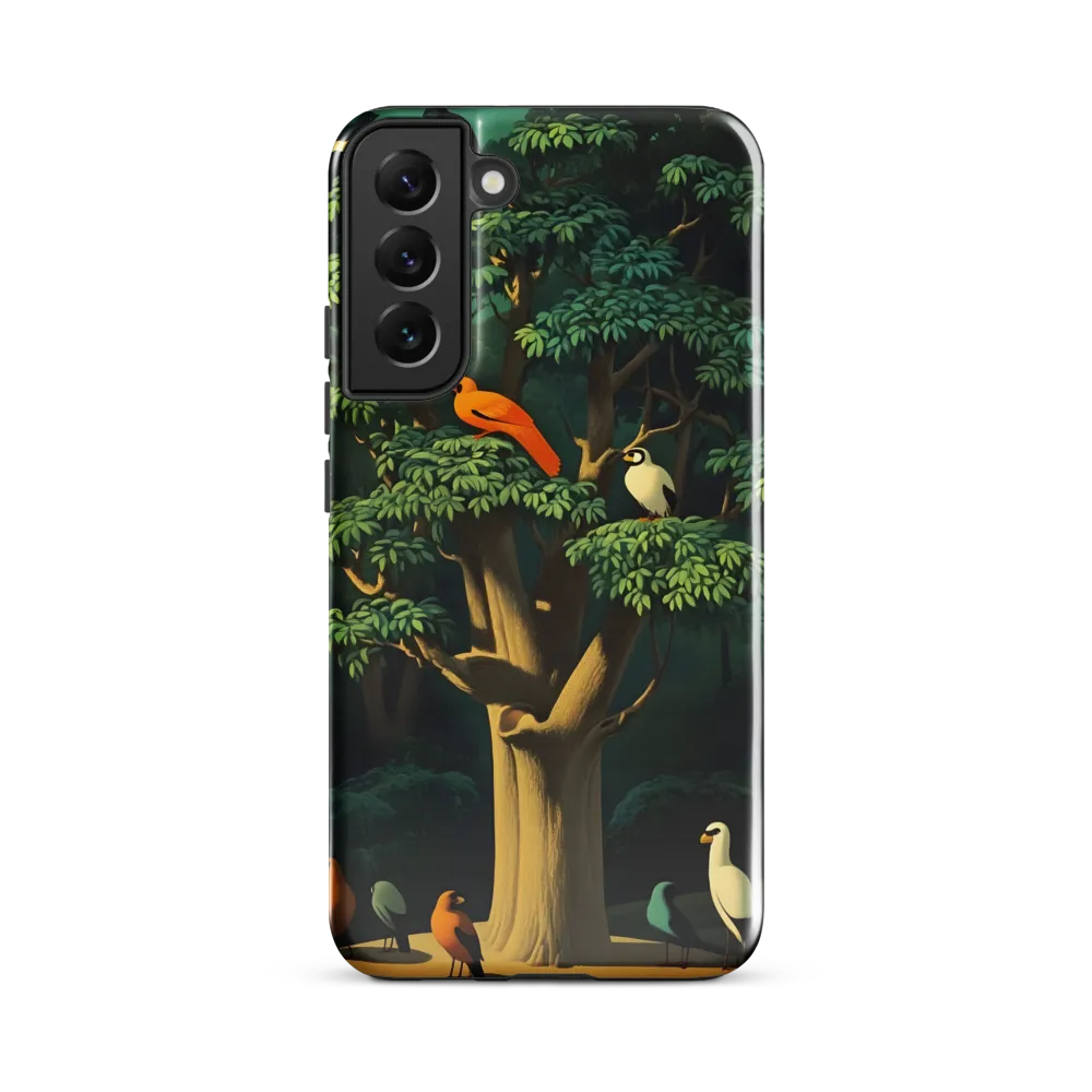 Harmony in Color: A Surreal Bird Symphony