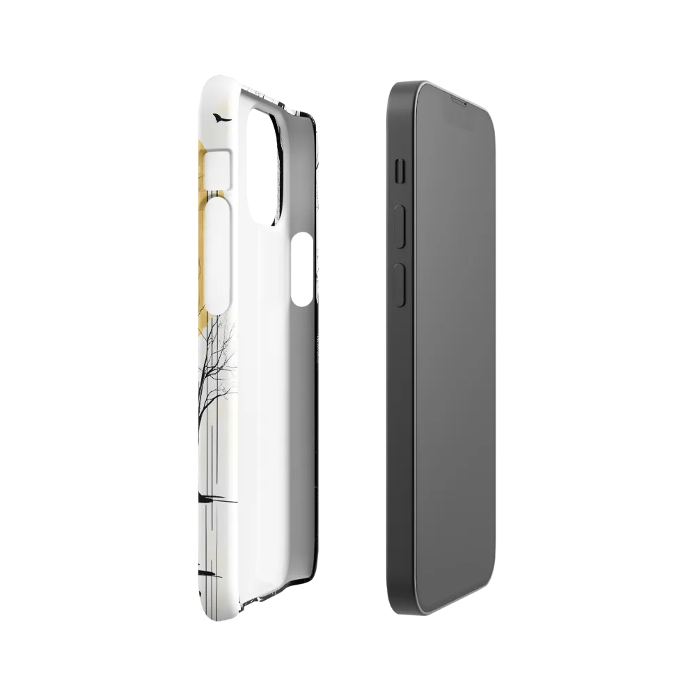 Solitude Under the Yellow Sun | Phone Case |  13 Mini | Snap Case | Matte