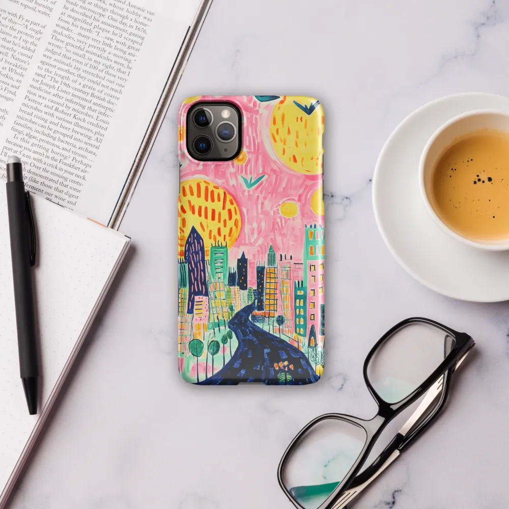 Whimsical Cityscape | Phone Case |  11 Pro Max | Snap Case | Glossy