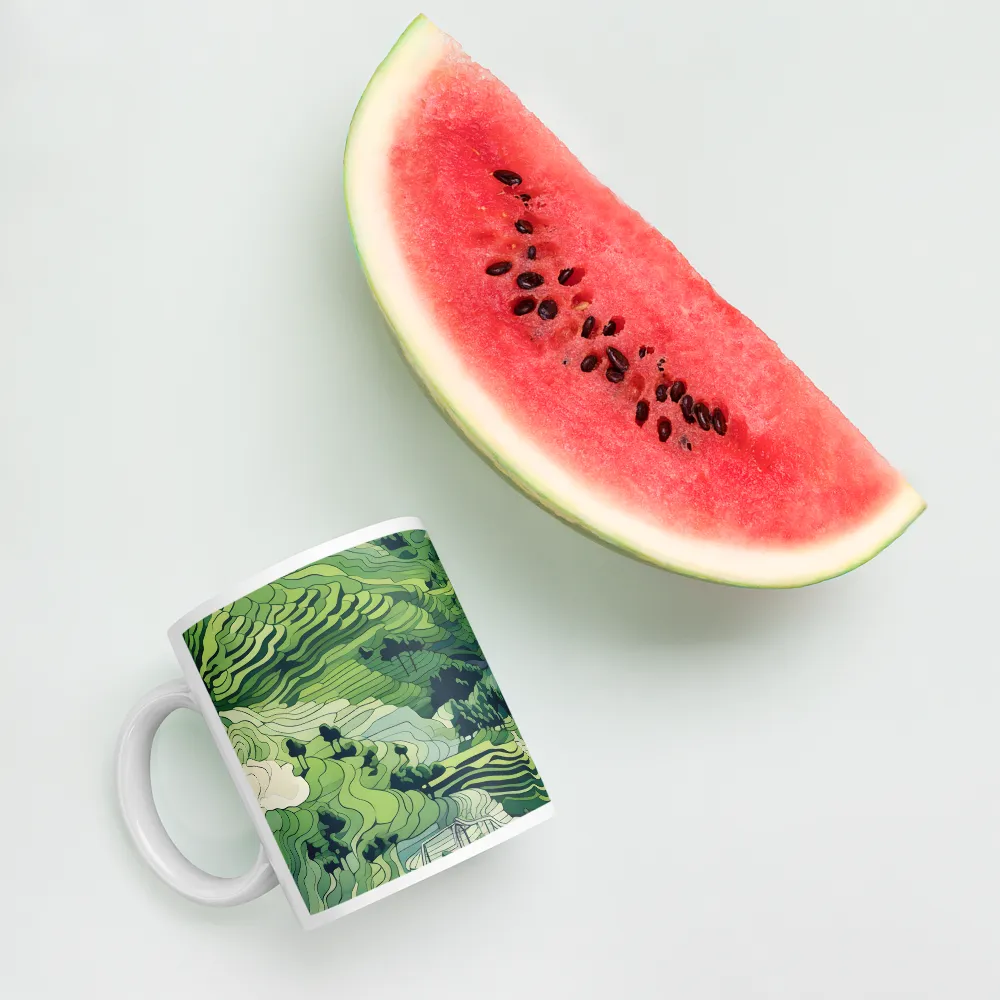 Harmony of the Lush Landscape | Mugs | Multiple Sizes & Colors