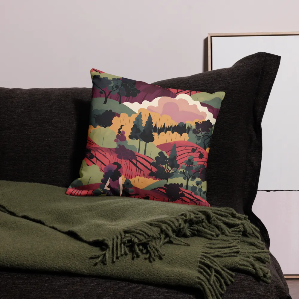 Harmonious Landscapes | Pillow Case | 18″×18″