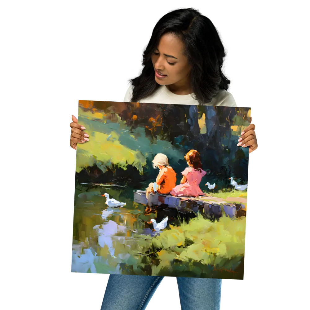 Pondside Reverie 
 Poster | 18″x 18″