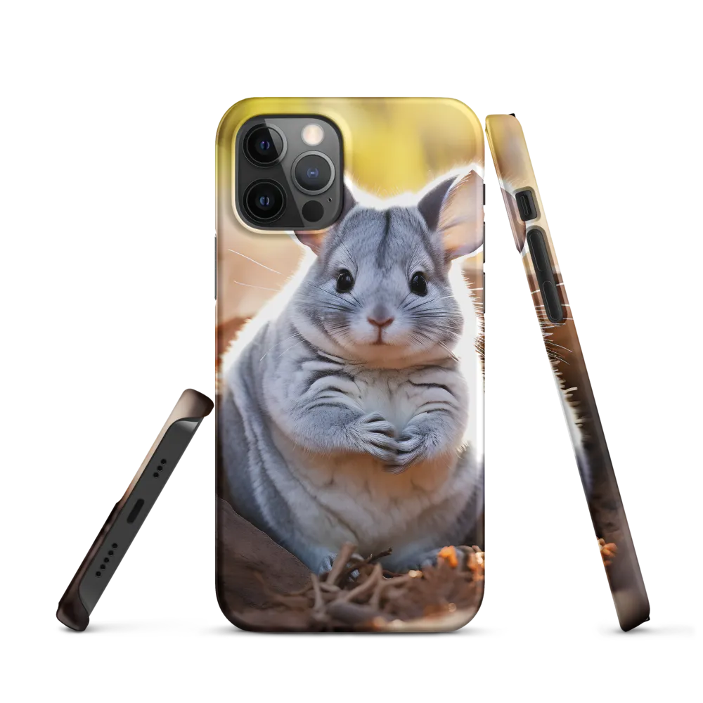 Gentle Whispers of Nature: The Chinchilla | Phone Case |  12 Pro | Snap Case | Matte