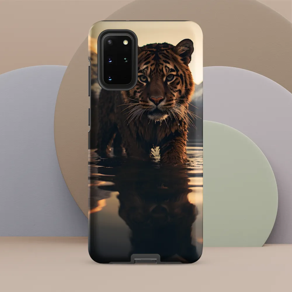 Majestic Reflection: The Tiger's Domain