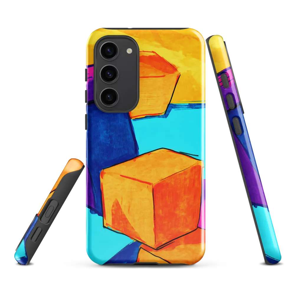Playful Cubes in Vibrant Harmony