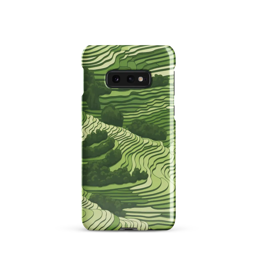 Waves of Green: An Abstract Landscape