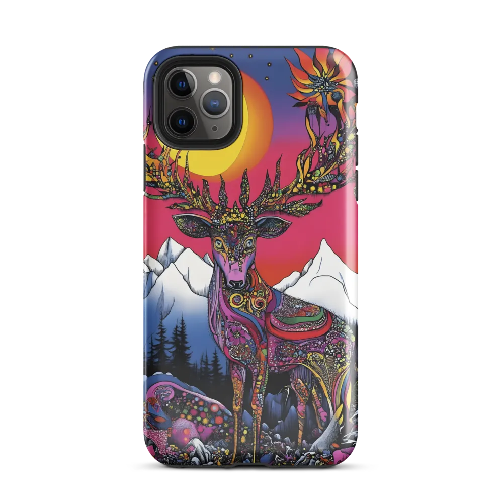 Mystical Majesty of the Psychedelic Deer | Phone Case |  11 Pro Max | Tough Case | Glossy