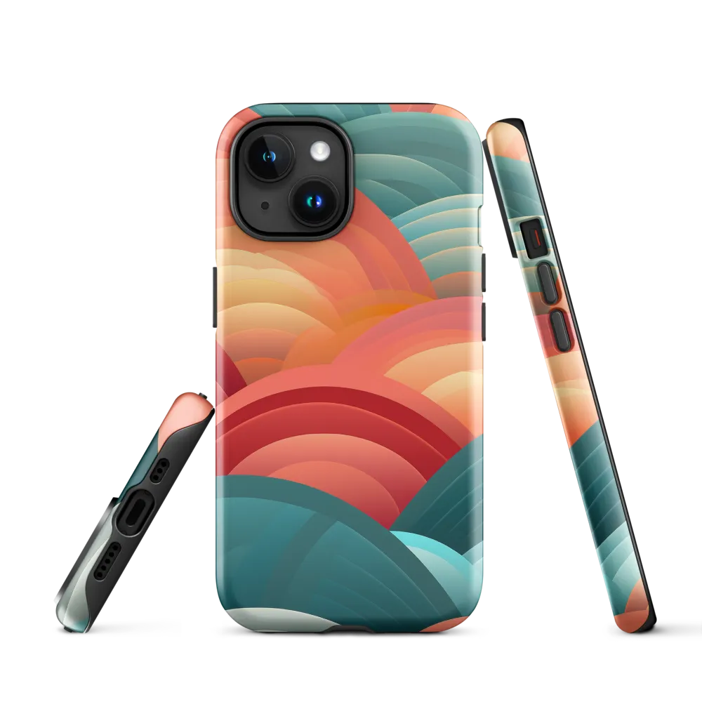 Rhythms of the Waves | Phone Case |  15 | Tough Case | Glossy