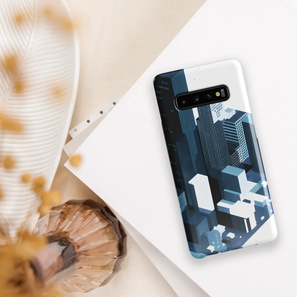 Urban Geometry: A Contemporary Cityscape | Phone Case |  S10 Plus | Snap Case | Glossy