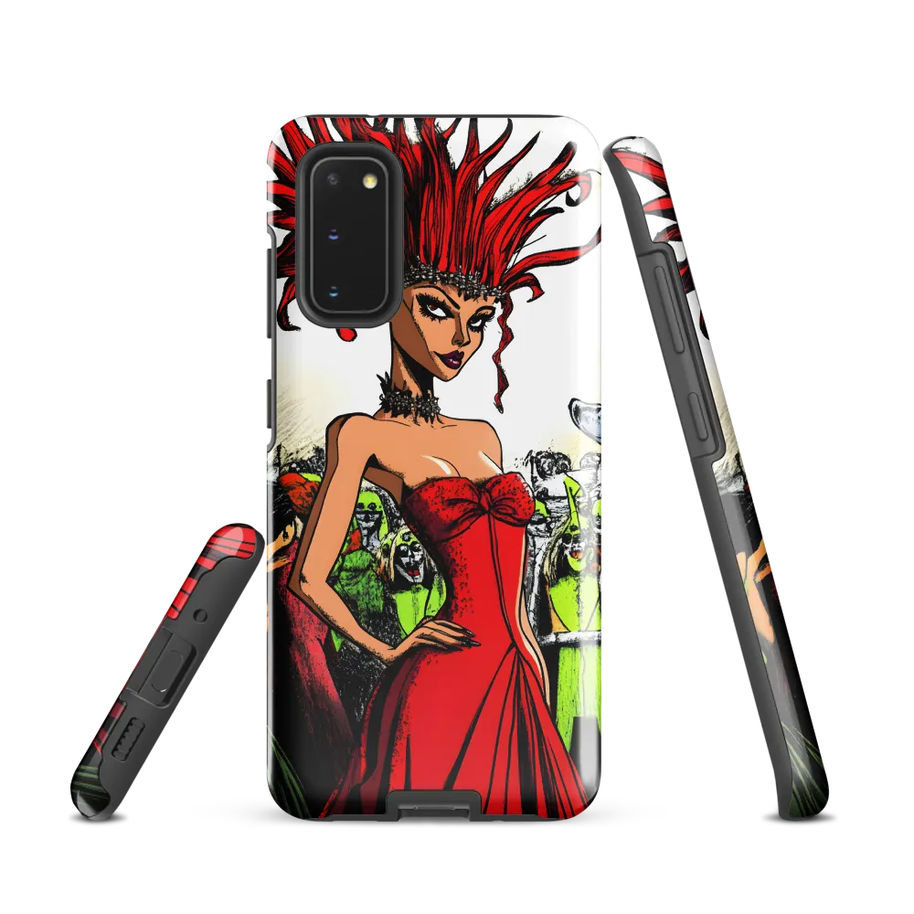 Fiery Elegance: A Fashion Statement