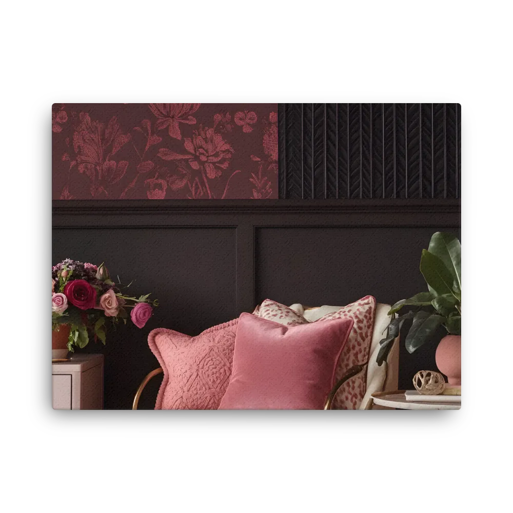 Elegance in Contrast: A Modern Interior Design | Thin Canvas | 18″×24″