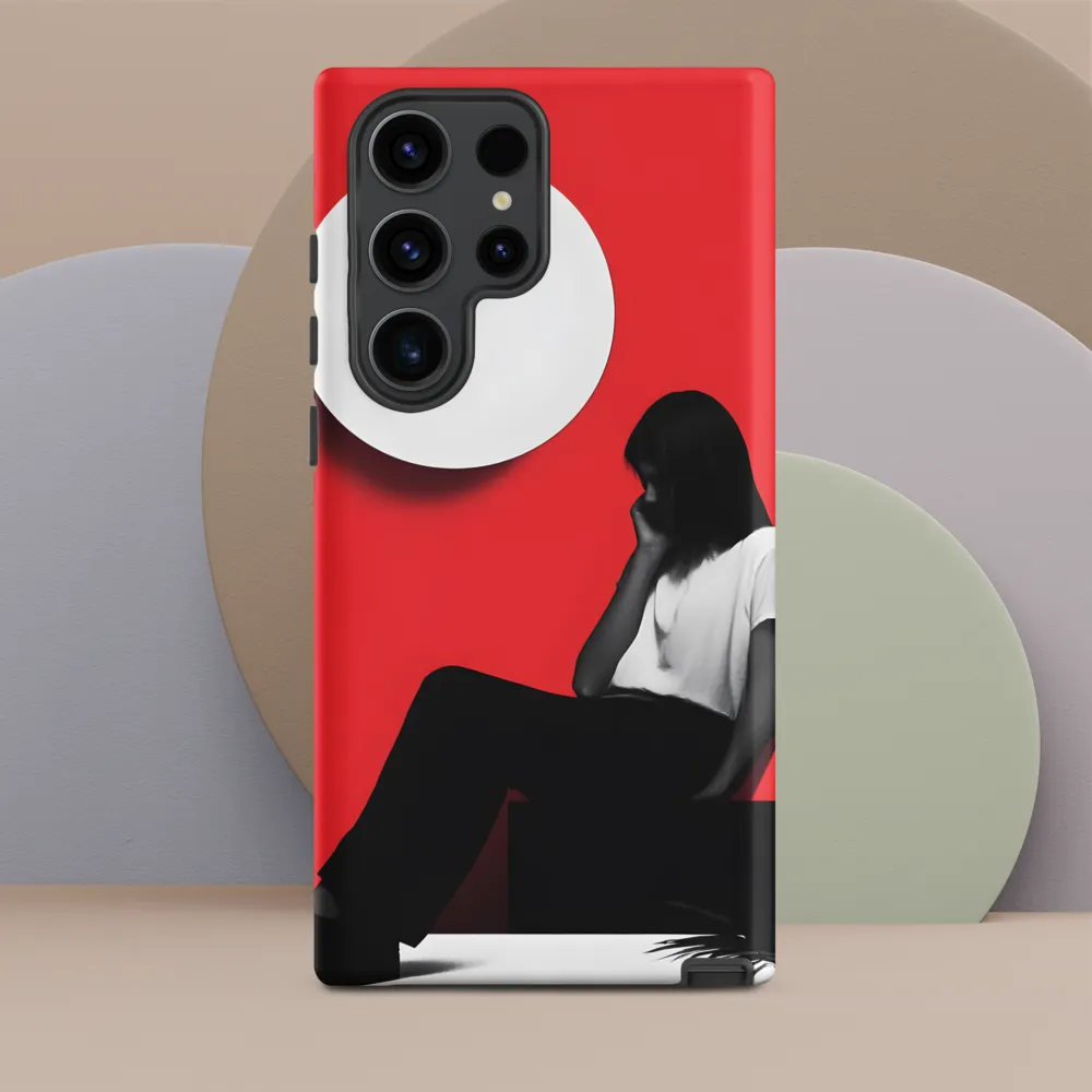 Contemplation in Red