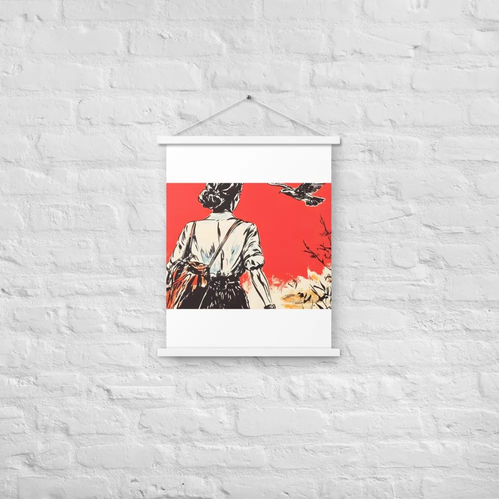 Journey Beyond the Horizon | Poster With White Wood Hanger | 18″×24″