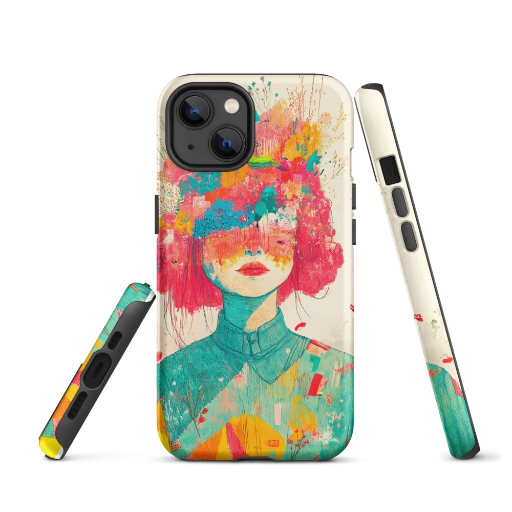 Whimsical Floral Portrait