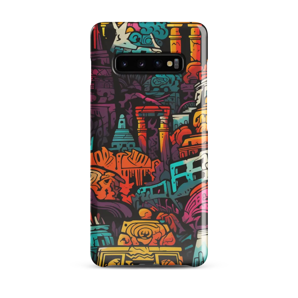 Vibrant Urban Surrealism | Phone Case |  S10 Plus | Snap Case | Glossy